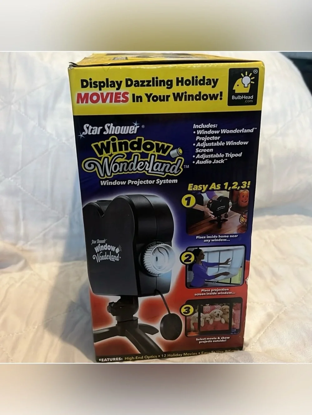 Star Shower Window Wonderland Window Projector System By BulbHead  NWT